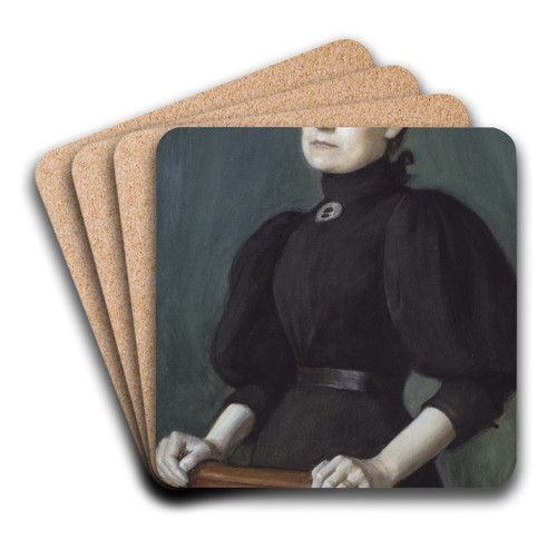 The Artist's Wife by Eero Jrnefelt Art Drink Coaster set