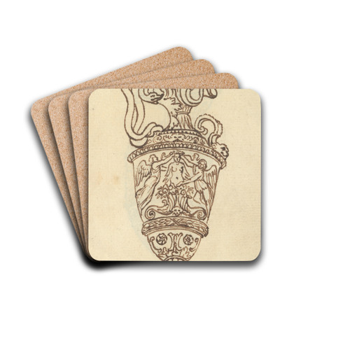 Study of a Vase by Benjamin West Drink Coasters - set of 4