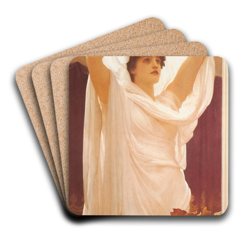 Invocation by Frederic Leighton Art Drink Coaster set