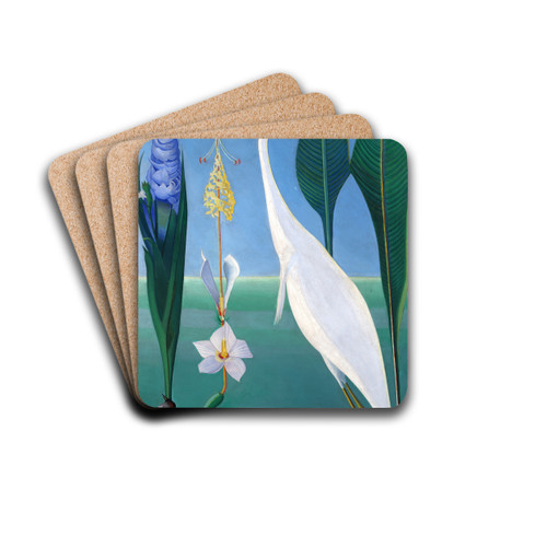 The WhiteHeron by Joseph Stella Drink Coasters - set of 4