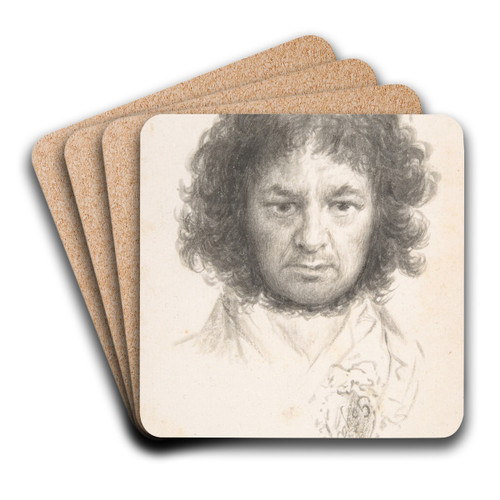 Self-portrait by Francisco de Goya Art Drink Coaster set