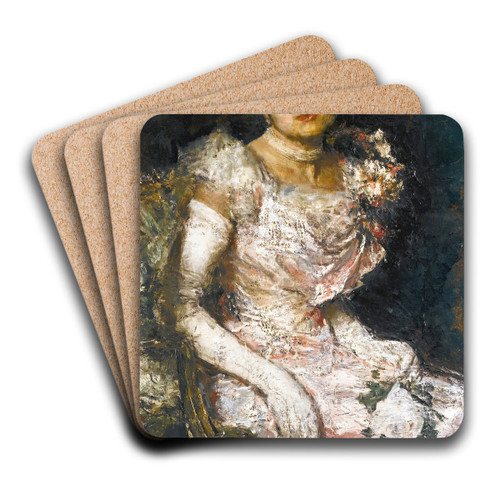 Before the ball by Antonio Mancini Art Drink Coaster set