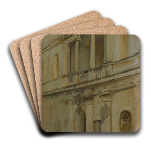ArchitecturalStudy by Edwin Austin Abbey Art Drink Coaster set