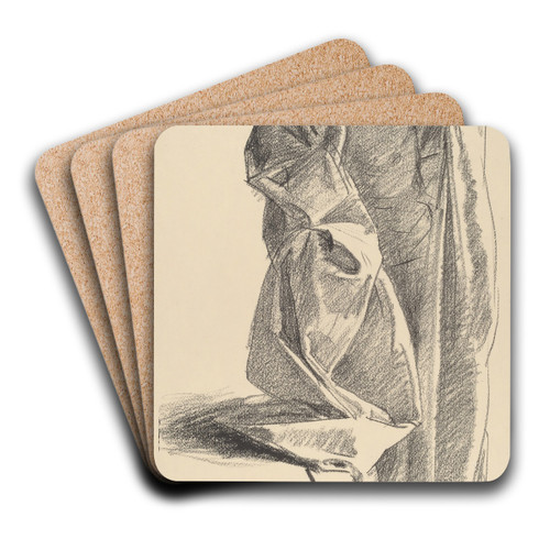 Study of a Young Man by John Singer Sargent Art Drink Coaster set Study of a Young Man by John Singer Sargent Art Drink Coaster set