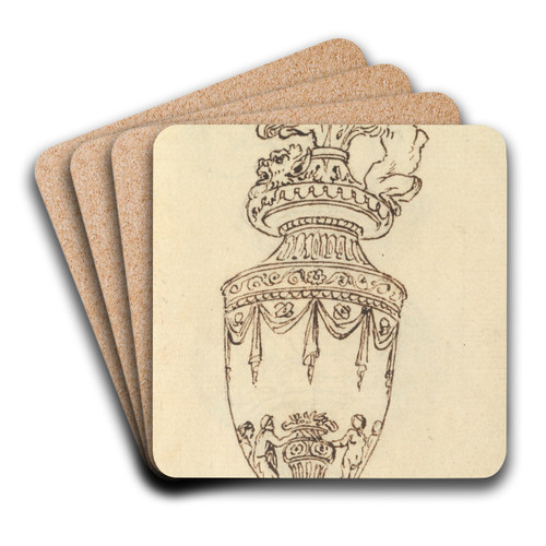 Study of a Vase by Benjamin West Art Drink Coaster set