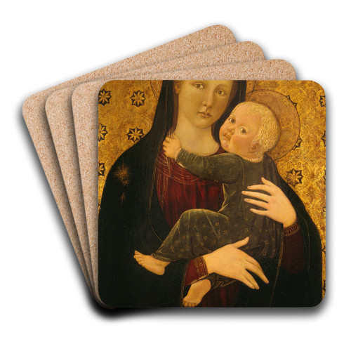 Virgin and Child by Italian School Art Drink Coaster set