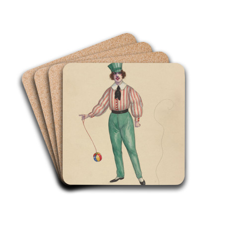 Boys by Will R. Barnes Drink Coasters - set of 4 Boys by Will R. Barnes Drink Coasters - set of 4