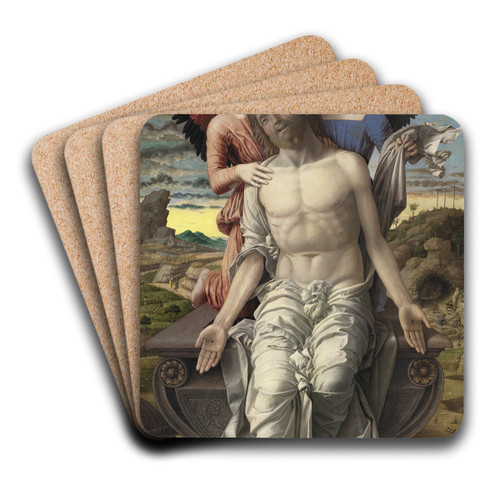Christ as the Suffering Redeemer by Andrea Mantegna Art Drink Coaster set