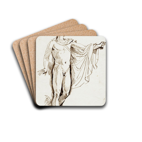 Apollo Belvedere by David Humbert de Superville Drink Coasters - set of 4