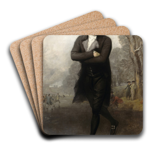 The Skater (Portrait of William Grant) by Gilbert Stuart Art Drink Coaster set