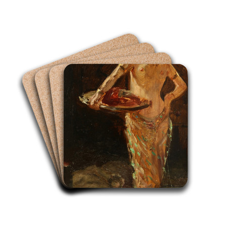 Salom (sketch) by Severo Rodrguez Etchart Drink Coasters - set of 4