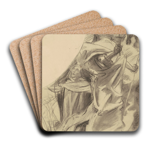 Study for 'Triumph of Religion' by John Singer Sargent Art Drink Coaster set