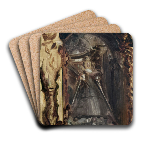 Madonna and Child by John Singer Sargent Art Drink Coaster set