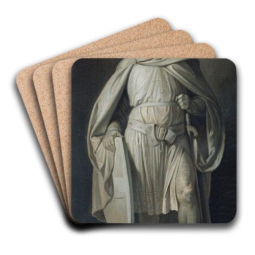 Entwurf fr eine Figur des Wiener Rathauses by Joseph Hasslwander Art Drink Coaster set Entwurf fr eine Figur des Wiener Rathauses by Joseph Hasslwander Art Drink Coaster set