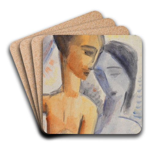Paar by Dorothea Maetzel-Johannsen Art Drink Coaster set