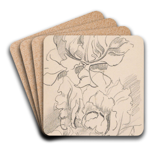 Bloemen by Antoon Derkinderen Art Drink Coaster set