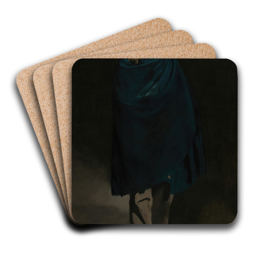 Beggar with Oysters (Philosopher) by douard Manet Art Drink Coaster set Beggar with Oysters (Philosopher) by douard Manet Art Drink Coaster set
