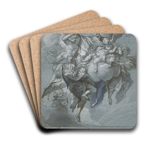 The Immaculate Conception by Johann Georg Bergmller Art Drink Coaster set
