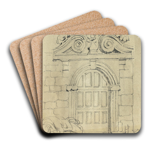 In the Town Hall by Daniel Maclise Art Drink Coaster set In the Town Hall by Daniel Maclise Art Drink Coaster set