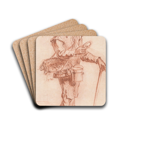 The Itinerant Pedlar by Paul Sandby Drink Coasters - set of 4