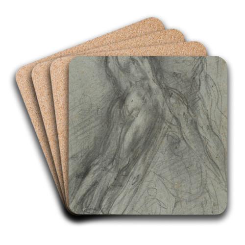 The Descent from the Cross by Federico Barocci Art Drink Coaster set