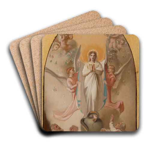 L'Immacule Conception prdite par le prophte Isae by Victor-Louis Mottez Art Drink Coaster set