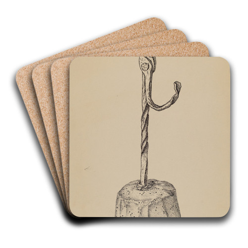 Rush Holder by Irene Lawson Art Drink Coaster set