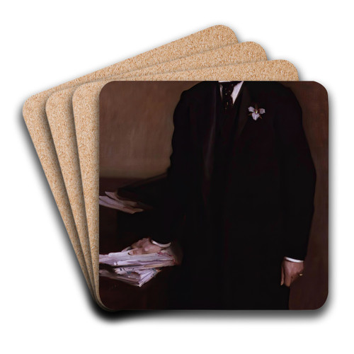 Joseph ('Joe') Chamberlain by John Singer Sargent Art Drink Coaster set