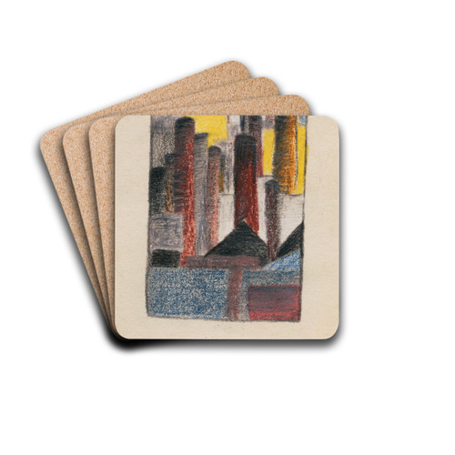 Schlote by Karl Wiener Drink Coasters - set of 4