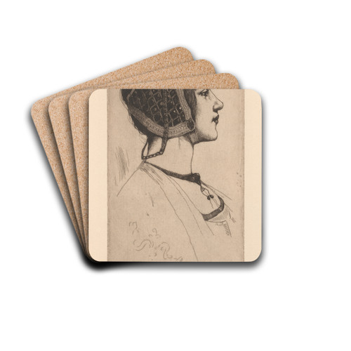 Veronica by David Young Cameron Drink Coasters - set of 4