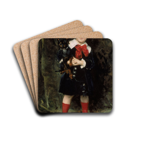 Robert De Cvrieux by John Singer Sargent Drink Coasters - set of 4 Robert De Cvrieux by John Singer Sargent Drink Coasters - set of 4