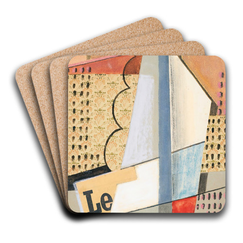 LeMonogramme by Mara Blanchard Art Drink Coaster set