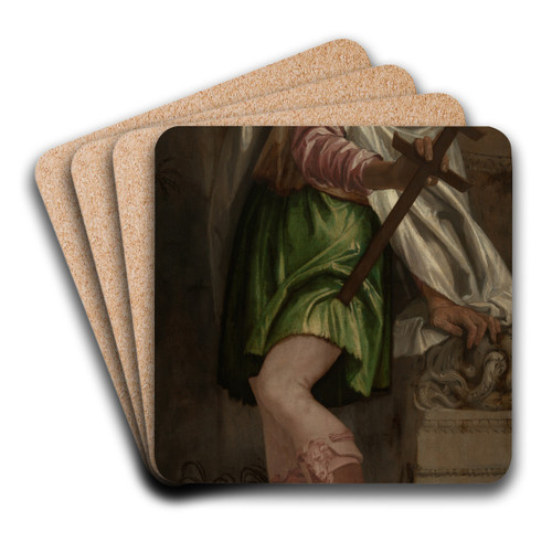Allegory of Navigation with a Cross-Staff by Paolo Veronese Art Drink Coaster set Allegory of Navigation with a Cross-Staff by Paolo Veronese Art Drink Coaster set