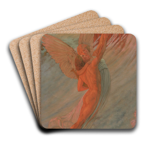 LIdal by Carlos Schwabe Art Drink Coaster set