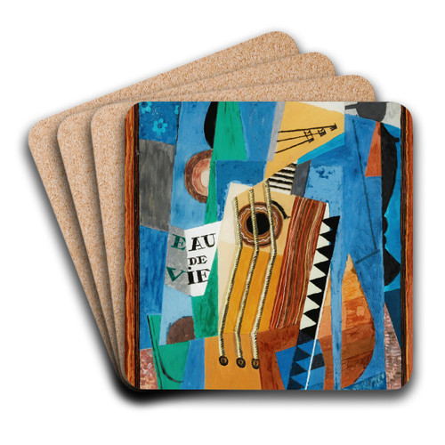 Lulli by Louis Marcoussis Art Drink Coaster set