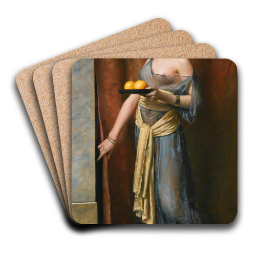 THE FAVORITE by Max Nonnenbruch Art Drink Coaster set THE FAVORITE by Max Nonnenbruch Art Drink Coaster set