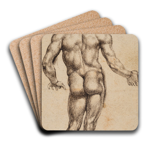 Mercury by Anthony van Dyck Art Drink Coaster set