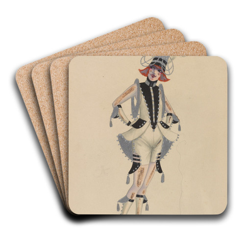 Pages by Will R. Barnes Art Drink Coaster set Pages by Will R. Barnes Art Drink Coaster set