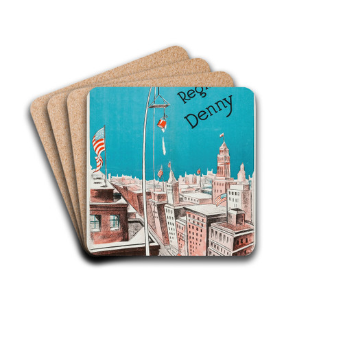 Oh, Doctor! by Eric Rohman Drink Coasters - set of 4 Oh, Doctor! by Eric Rohman Drink Coasters - set of 4