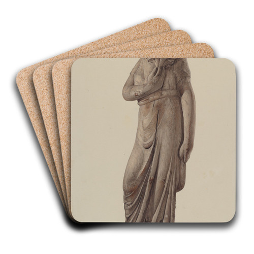 Garden Figure by Robert Pohle Art Drink Coaster set