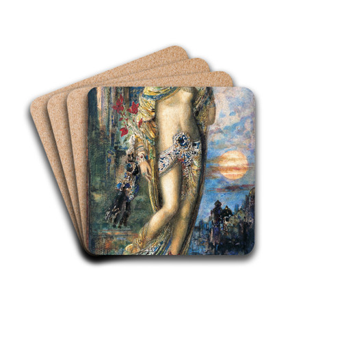 Song Of Songs by Gustave Moreau Drink Coasters - set of 4