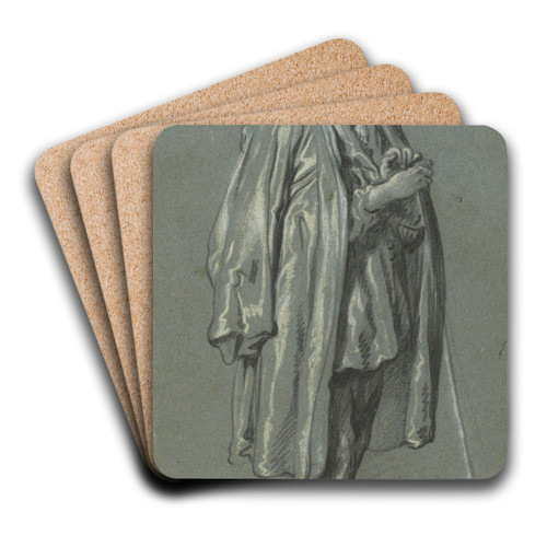 A Young Man Standing by Govert Flinck Art Drink Coaster set