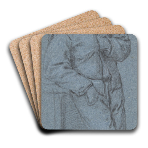 Study of a Standing Peasant by Adriaen van Ostade Art Drink Coaster set Study of a Standing Peasant by Adriaen van Ostade Art Drink Coaster set