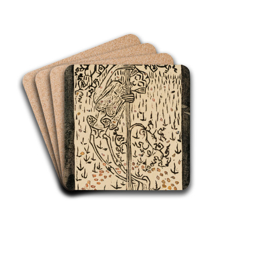 Autumn II by Hugo Simberg Drink Coasters - set of 4