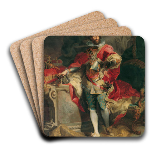 Kaiser Ferdinand I. by Franz Anton Palko Art Drink Coaster set