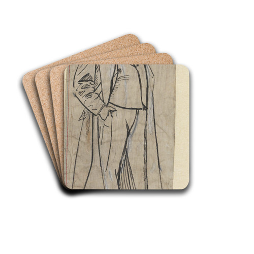 Frits Thaulow by Christian Krohg Drink Coasters - set of 4