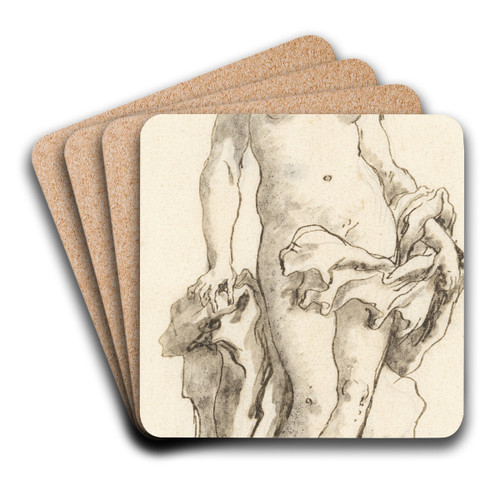 Venus by Giovanni Domenico Tiepolo Art Drink Coaster set