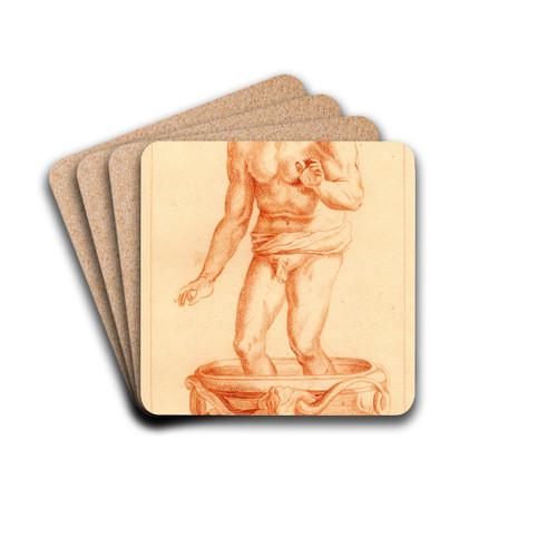 Beeld van de stervende Seneca by Cornelis Pronk Drink Coasters - set of 4