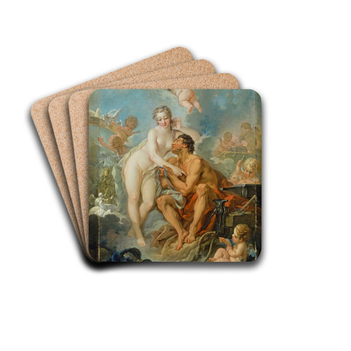 Venus and Vulcan by Franois Boucher Drink Coasters - set of 4