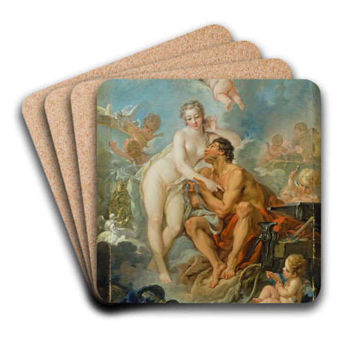 Venus and Vulcan by Franois Boucher Art Drink Coaster set
